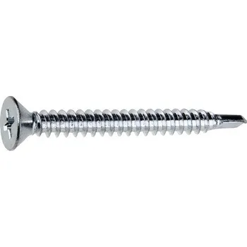 Šroub Samovrtný šroub zapuštěná hlava 3,9x32 PH, zinek bílý, 1000ks