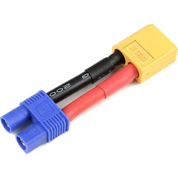 RC vybavení Konverzní kabel EC3 samice - XT-60 samec 12AWG