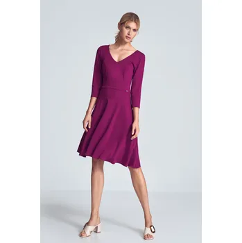 Dámské šaty Dámské šaty M709 fuchsiové - Figl XL-42