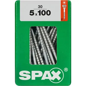 Vrut SPAX Vrut 5x100, zápustná hlava, T-STAR plus, WIROX, 30 ks (L)