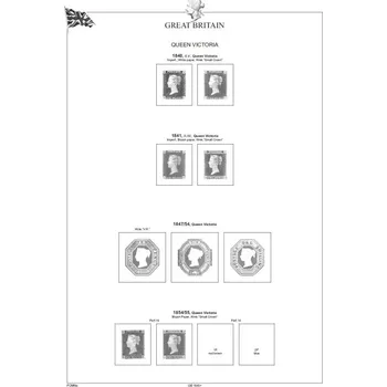 Sběratelství Albové listy A4 POMfila Velká Británie 1840-1951, (23 listů), vč. zesílených obalů, papír 160gr.