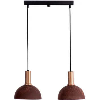 Light for home - Závěsné světlo 60205 "LIMA", 2x60W, E27, Černá