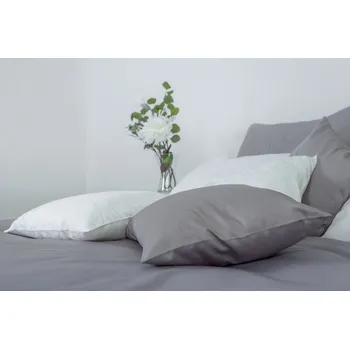 Povlečení Nelly Bavlněný povlak na polštář - šedý Rozměr: 40/40 CM ZIP AKCE 1+1