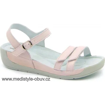 Dámská zdravotní obuv MEDISTYLE CARMEN 1C-B25/1 sandál RŮŽOVÝ vel.37-43, --- - 43
