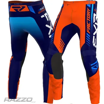 Moto kalhoty Dětské kalhoty FXR Youth Clutch Pro Pant Orange Navy 2023 Kids 26