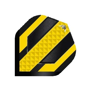 Příslušenství pro šipky MISSION LETKY TEMPLE - BLACK & YELLOW F3359