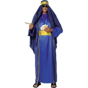 Karnevalový kostým Stamco ARAB - modrozlatý kostým