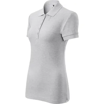 Dámské tričko Cotton polokošile dámská XS světle šedý melír