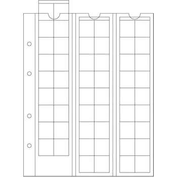 Sběratelství OPTIMA M 54 - náhradní listy na mince