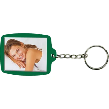 FANDY Klíčenka s fotkou, zelená