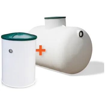 Čistička odpadních vod Výhodný set ČOV AT6 + nádrž ABH 3,15m3