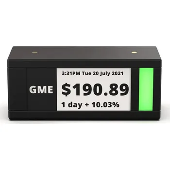 TickrMeter set: 1ks burzovní displej s elektronických inkoustem