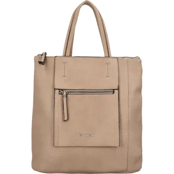 Městský batoh Stylový dámský koženkový batoh Enola, tmavě béžová