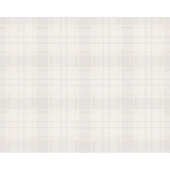 Tapeta Vliesová tapeta venkovský styl, kostkovaná, káro, béžová, krémová, šedá 390723 / Tapety na zeď 39072-3 Maison Charme (0,53 x 10,05 m) A.S.Création