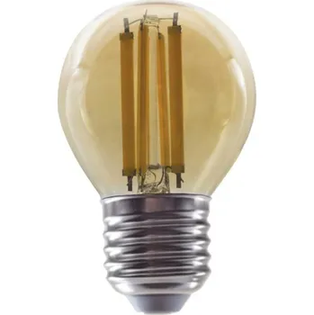 Žárovka ACA Lighting LED FILAMENT E27 STEP-DIM G45 jantar 4W 2700K 230V 500lm RA80 ALIN4WWAMSD