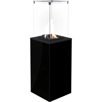 Infrazářič Plynový ohřívač KRATKI PATIO MINI - černá, sklo