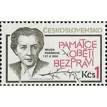 Poštovní známka Dr. Milada Horáková - čistá - č. 2946