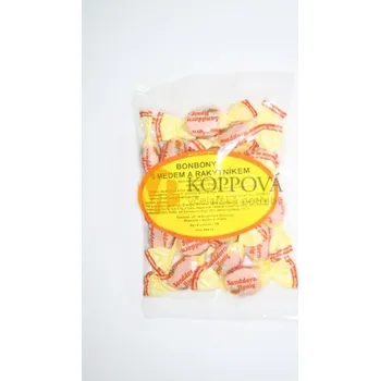 Cukrovinka Bonbóny med a rakytník