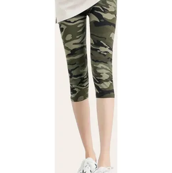 Dámské legíny Krátké maskačové legíny Velikost: M/L