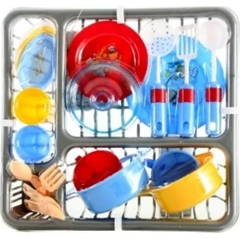 Dětská kuchyňka Odkapávač s nádobím