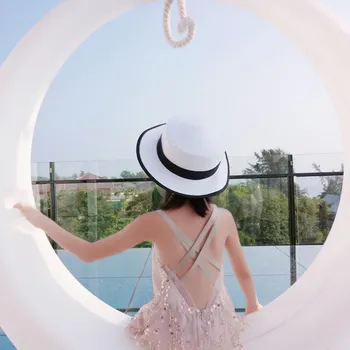 Dámské tričko Čína Dlouhé letní šaty s flitry a křížením na zádech pro mámu a dceru Varianta: dívčí šaty, Velikost: 120