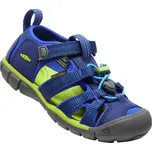 Keen dětské sandály Seacamp II CNX Children Blue Depths/Chartreuse Barva: blue depths/chartreuse, Velikost: 10 UK (29 EU / 18 cm)