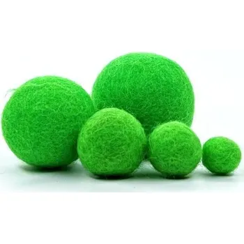MMboutique Plstěná kulička vel.XL 089-Electric Lime