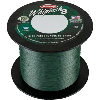 Pletená šňůra Berkley Whiplash 8 Green - 17,50kg - 0,12mm
