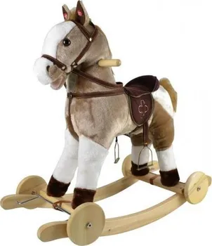 Houpací kůň Cuddle & Love Mustang houpací koník s melodií 60 x 30 x 64 cm béžový