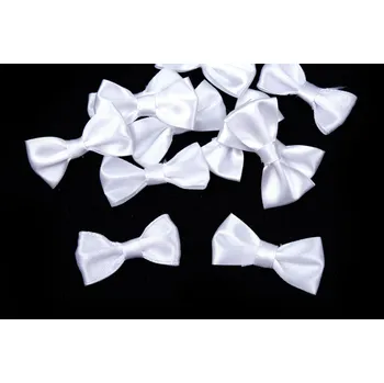 Nášivka Mašlička M40 bílá (20ks/bal.)