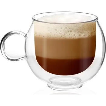 Vialli Design Amo dvoustěnný hrnek 220 ml transparentní