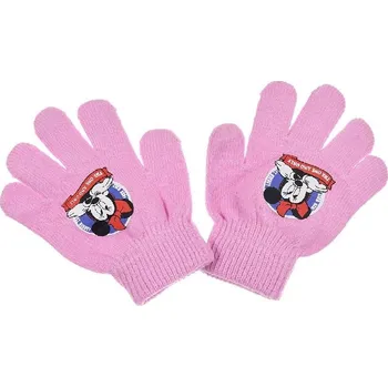 Rukavice Růžové rukavice Minnie Mouse Disney Velikost: ONE SIZE