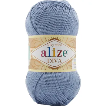 Galanterie Příze Alize Diva 303 - světlá džínová