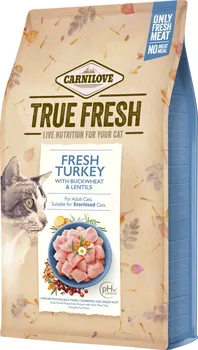 Krmivo pro kočku Carnilove True Fresh Adult Cat Turkey 4,8 kg