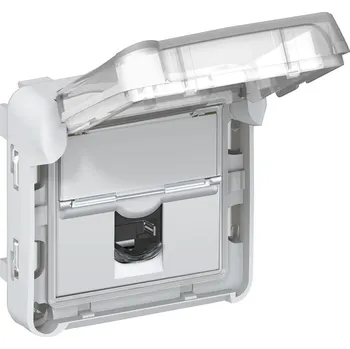 Rozvaděč LEGRAND Zásuvka PLEXO 69556 RJ45 C5E UTP šedá 069556