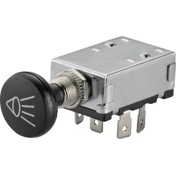 vypínač TRU COMPONENTS TC-A3-20B-SQ vypínač do auta 12 V/DC 30 A 2 x vyp/zap/zap s aretací 1 ks