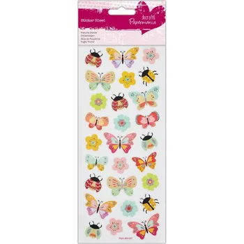 samolepka WEST DESIGN Samolepky třpytivé Motýli a berušky