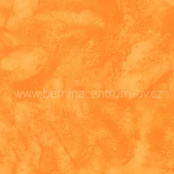 Hoffman 3018-277 bali batika oranžová bavlněná látka patchwork