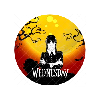 Jedlá dekorace na dort WEDNESDAY 5, VARIANTA Jedlý papír 1691