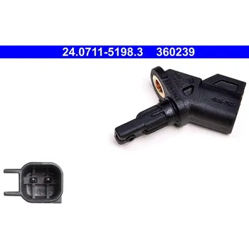 ABS Snímač počtu otáček kol ATE 24.0711-5198.3