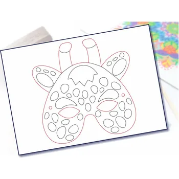 Pleťová maska Radost v písku Maska na obličej vzor 20