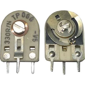 Síťový kabel 330R - TP060, trimr cermetový stojatý RM10x5mm