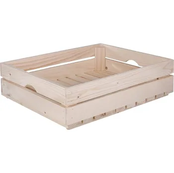 Dřevěná bedýnka 50 x 39 x 12 cm (protiskluzová)