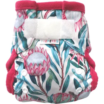 Plenkové kalhoty Breberky Kapsová plenka (S) - Protea královská SZ
