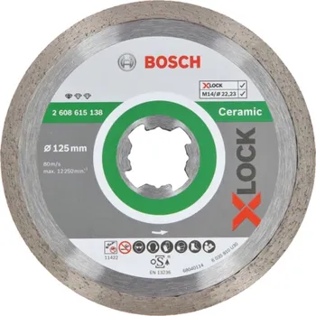 Řezný kotouč BOSCH X-Lock Standard for Ceramic 2608615138 125 mm
