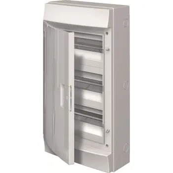 Rozvaděč rozvodnice nástěnná IP65/36M (12x3) ABB Mistral65 vč. N/PE, plná dvířka***
