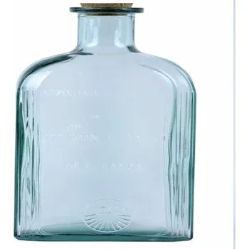 Sklenice Mediterranea Lifestyle ECO Lahev z recyklovaného skla s kork. uzávěrem 4,6 L (balení obsahuje 1ks)|Ego Dekor