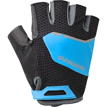 Cyklistické rukavice SHIMANO Expl. rukavice modrá, S