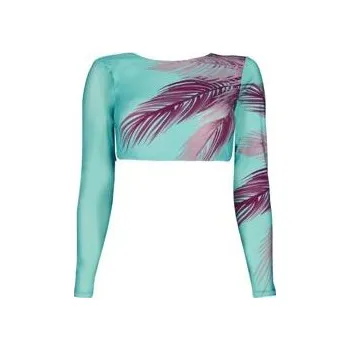 Plavky Barts TASMAN CROP TOP Dark Celadon velikost M/L