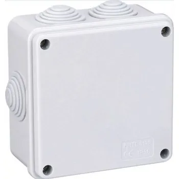 Síťový kabel Instalační krabička S100, 100x100x50mm, 6x průchodka